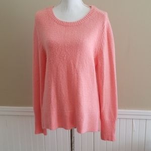 Lou & Grey Pink Crewneck Sweater Size L